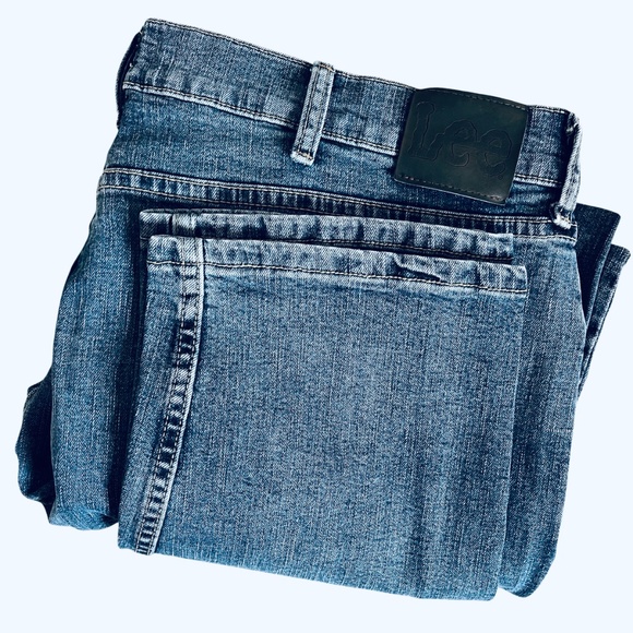 Lee Regular Fit Mens S Gene Stretch Denim Jeans Size 42 30 EUC - Picture 9 of 9